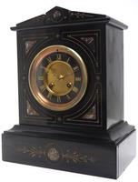 French Slate & Marble Mantel Clock 8 Day Striking Mantle Clock (5 of 8) French Slate & Marble Mantel Clock 8 Day Striking Mantle Clock (5 of 8)