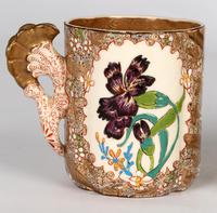 Zsolnay Pecs Hungarian Hand Painted Floral Cabinet Cup & Saucer c.1890 (14 of 16) Zsolnay Pecs Hungarian Hand Painted Floral Cabinet Cup & Saucer c.1890 (14 of 16)