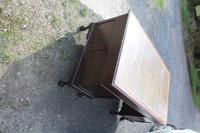 1960s Large Mahogany Pedestal Desk with Brown Leather on Top (4 of 4) 1960s Large Mahogany Pedestal Desk with Brown Leather on Top (4 of 4)