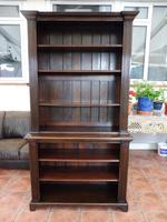Waring & Gillow oak bookcase 1910 splits into 2 (10 of 10) Waring & Gillow oak bookcase 1910 splits into 2 (10 of 10)