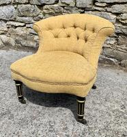 Small Antique Victorian Upholstered Salon Chair (2 of 17) Small Antique Victorian Upholstered Salon Chair (2 of 17)
