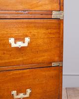 19th Century Mahogany Campaign Chest with Inset Brass Handles (10 of 10) 19th Century Mahogany Campaign Chest with Inset Brass Handles (10 of 10)