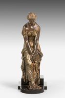 19th Century Seated Maiden on a Stepped Black Marble Base (3 of 6) 19th Century Seated Maiden on a Stepped Black Marble Base (3 of 6)