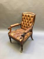 19th Century Rosewood Library Chair (8 of 10) 19th Century Rosewood Library Chair (8 of 10)