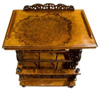 Victorian Figured & Burr Walnut Canterbury (4 of 7) Victorian Figured & Burr Walnut Canterbury (4 of 7)