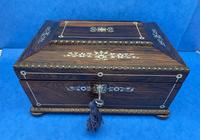 William IV Rosewood Sarcophagus Box with Inlay (2 of 13) William IV Rosewood Sarcophagus Box with Inlay (2 of 13)