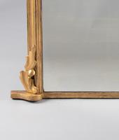 Large English Victorian Gilt Archtop Overmantle Mirror (4 of 6) Large English Victorian Gilt Archtop Overmantle Mirror (4 of 6)