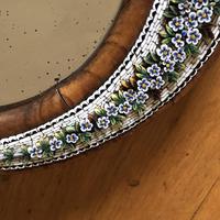 19th Century Italian Olive Wood Easel Mirror - Millefiori Micro Inlaid Detail (9 of 10) 19th Century Italian Olive Wood Easel Mirror - Millefiori Micro Inlaid Detail (9 of 10)