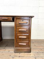 Antique Oak Pedestal Desk (5 of 10) Antique Oak Pedestal Desk (5 of 10)