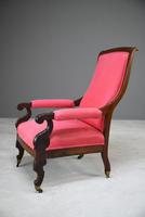 Antique Mahogany Library Chair 8057009 (11 of 12) Antique Mahogany Library Chair 8057009 (11 of 12)