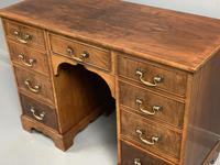 Edwardian kneehole desk in walnut (5 of 5) Edwardian kneehole desk in walnut (5 of 5)