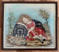 Victorian English Tapestry c 1890 (4 of 6) Victorian English Tapestry c 1890 (4 of 6)