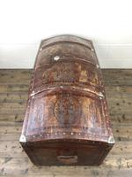 Large Leather Bound Dome Top Trunk (11 of 15) Large Leather Bound Dome Top Trunk (11 of 15)