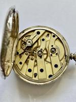 Pretty Silver Ladies Fob Watch & Fob c.1890 (9 of 9) Pretty Silver Ladies Fob Watch & Fob c.1890 (9 of 9)