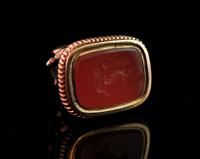 Antique Georgian Gold Seal Fob, Carnelian, Heraldic (8 of 11) Antique Georgian Gold Seal Fob, Carnelian, Heraldic (8 of 11)