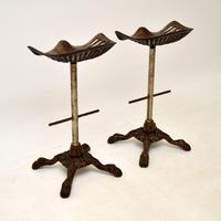 Pair of Antique Victorian Cast Iron Tractor Bar Stools (10 of 12) Pair of Antique Victorian Cast Iron Tractor Bar Stools (10 of 12)