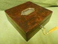 Amboyna Jewellery – Table Box. C1890 (10 of 10) Amboyna Jewellery – Table Box. C1890 (10 of 10)