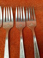 Antique Silver Plate EPNS Art Deco Desert Forks c.1920 (3 of 7) Antique Silver Plate EPNS Art Deco Desert Forks c.1920 (3 of 7)