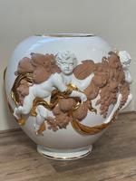 Beautiful Hollywood Regency Style Oversized Porcelain & Terracotta Cherub Floor Vase (3 of 52) Beautiful Hollywood Regency Style Oversized Porcelain & Terracotta Cherub Floor Vase (3 of 52)