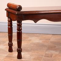 Large Late Victorian Mahogany Hall Bench Window Seat (8 of 11) Large Late Victorian Mahogany Hall Bench Window Seat (8 of 11)
