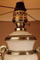 Rare Opaline White Paraffin Table Lamp (3 of 15) Rare Opaline White Paraffin Table Lamp (3 of 15)