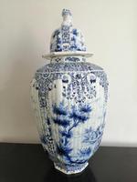 Imposing 19th Century Dutch Delft Blue & White Vase & Cover (3 of 15) Imposing 19th Century Dutch Delft Blue & White Vase & Cover (3 of 15)