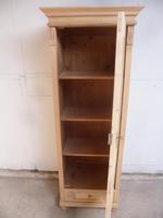 Antique Pine 1 Door 1 Drawer Multi Functional Cupboard to wax / paint (9 of 9) Antique Pine 1 Door 1 Drawer Multi Functional Cupboard to wax / paint (9 of 9)