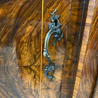 Figured Walnut French Antique Bombe Wardrobe (7 of 10) Figured Walnut French Antique Bombe Wardrobe (7 of 10)