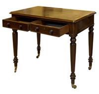 Mid 19th Century 2 Drawer Mahogany Writing Table (2 of 9) Mid 19th Century 2 Drawer Mahogany Writing Table (2 of 9)