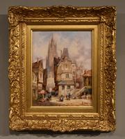Oil Painting by Pair Henry Schafer - Fecamp Normandy, Nuremburg, Germany (2 of 10) Oil Painting by Pair Henry Schafer - Fecamp Normandy, Nuremburg, Germany (2 of 10)