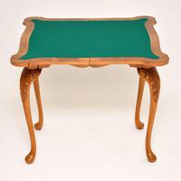 Antique Queen Anne Style Burr Walnut Card Table (9 of 11) Antique Queen Anne Style Burr Walnut Card Table (9 of 11)