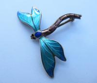 John Atkins & Son, JA&S, Silver & Enamel Dragonfly Brooch, Birmingham 1917 (5 of 8) John Atkins & Son, JA&S, Silver & Enamel Dragonfly Brooch, Birmingham 1917 (5 of 8)