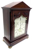 Unusual & Rare Mahogany Bracket Clock Taj Mahal Bezel & Dial Mantel Clock (7 of 10) Unusual & Rare Mahogany Bracket Clock Taj Mahal Bezel & Dial Mantel Clock (7 of 10)