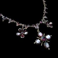 Antique Georgian Flat Cut Garnet 15ct Gold Full Riviere Necklace with Pansy Drops & Cross (5 of 9) Antique Georgian Flat Cut Garnet 15ct Gold Full Riviere Necklace with Pansy Drops & Cross (5 of 9)