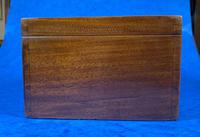George III Solid Mahogany Box With Wonderful Inlaid Panels (15 of 18) George III Solid Mahogany Box With Wonderful Inlaid Panels (15 of 18)