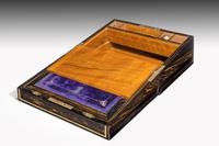 Mid 19th Century Lignum Vitae Writing Slope (3 of 6) Mid 19th Century Lignum Vitae Writing Slope (3 of 6)
