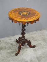Marquetry Inlaid Walnut Wine Table (2 of 10) Marquetry Inlaid Walnut Wine Table (2 of 10)