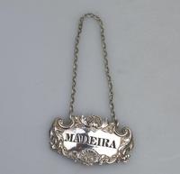 Good Victorian Solid Silver Pierced Madeira Wine Decanter Label Ticket c.1840 (2 of 4) Good Victorian Solid Silver Pierced Madeira Wine Decanter Label Ticket c.1840 (2 of 4)