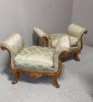 Superb Pair of Gilt Stools (2 of 11) Superb Pair of Gilt Stools (2 of 11)