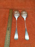 Silver Plate EPNS Berry Serving Spoons c.1940 (6 of 7) Silver Plate EPNS Berry Serving Spoons c.1940 (6 of 7)