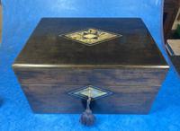 Victorian Ebonised Jewellery Box with Mother of Pearl & Abalone Inlay (13 of 18) Victorian Ebonised Jewellery Box with Mother of Pearl & Abalone Inlay (13 of 18)