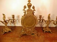 Lancini Franz Hermle clock with candelabras garnitures exactly like Imperial range (2 of 6) Lancini Franz Hermle clock with candelabras garnitures exactly like Imperial range (2 of 6)