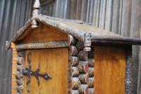 Antique Rustic Swiss Log Cabin Hanging Cupboard (7 of 7) Antique Rustic Swiss Log Cabin Hanging Cupboard (7 of 7)
