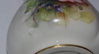 1908 - Royal Worcester - Hand Painted Ovoid Shaped Small Vase - Signed Cole (9 of 9) 1908 - Royal Worcester - Hand Painted Ovoid Shaped Small Vase - Signed Cole (9 of 9)