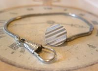 Vintage Pocket Watch Chain 1970s Silver Chrome Snake Link With Dog Clip & Button Hole Fob (2 of 7) Vintage Pocket Watch Chain 1970s Silver Chrome Snake Link With Dog Clip & Button Hole Fob (2 of 7)