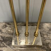 Pair of Chrome & Brass Rodded Table Lamps (5 of 9) Pair of Chrome & Brass Rodded Table Lamps (5 of 9)