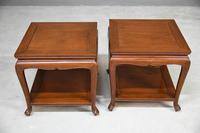 Pair of Chinese Rosewood Side Tables (10 of 13) Pair of Chinese Rosewood Side Tables (10 of 13)