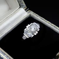 Art Deco French Sterling Silver Spinel Dress Ring (2 of 10) Art Deco French Sterling Silver Spinel Dress Ring (2 of 10)