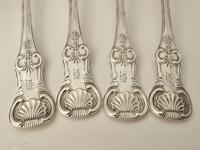 Rare Set of Four Antique Silver King’s Pattern Serving Spoons Andrew Allison GLASGOW 1831 (2 of 9) Rare Set of Four Antique Silver King’s Pattern Serving Spoons Andrew Allison GLASGOW 1831 (2 of 9)