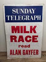 Vintage Advertising Poster Sunday Telegraph Milk Race c.1967 (2 of 23) Vintage Advertising Poster Sunday Telegraph Milk Race c.1967 (2 of 23)